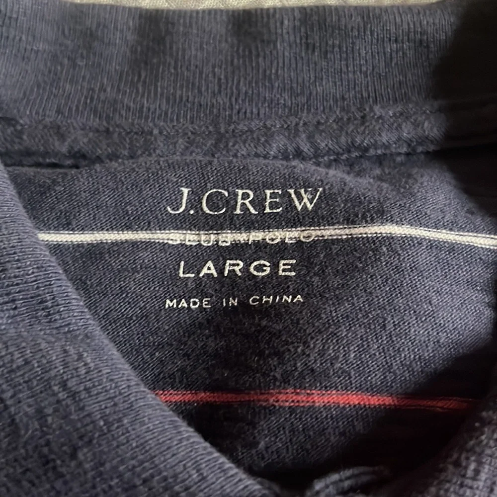 J. Crew Men’s Polo Shirts, Large, Set/2